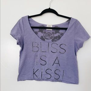 American eagle crop t-shirt